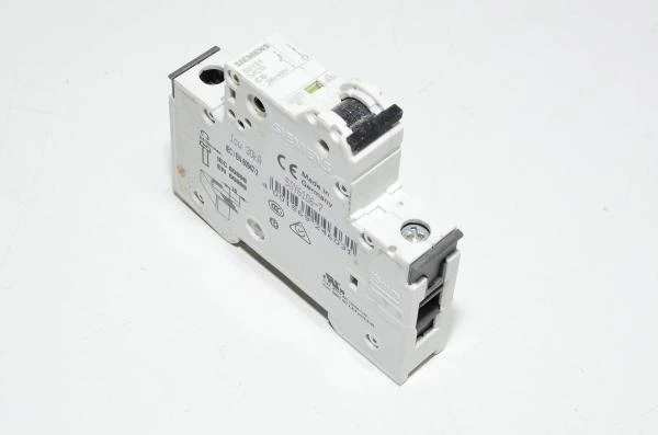 6A 1-phase C-type automatic fuse / circuit breaker Siemens 5SY61 C6 230VAC / 400VAC, black lever