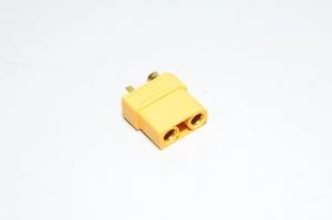 XT90-F keltainen 2pin naaras virtaliitin, 500VDC, 40/90A *uusi*