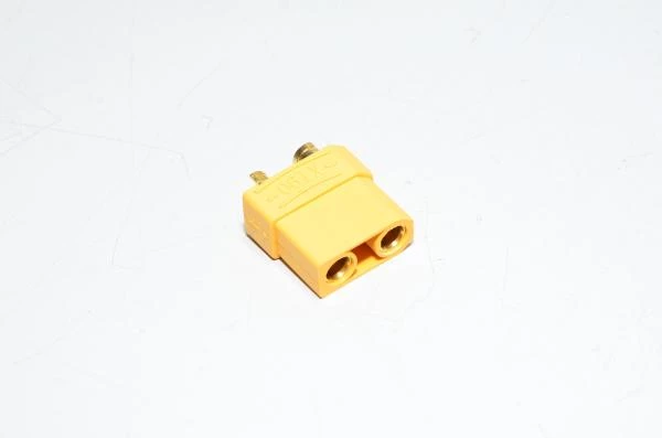 XT90-F yellow 2pin female power connector, 500VDC, 40/90A *new*