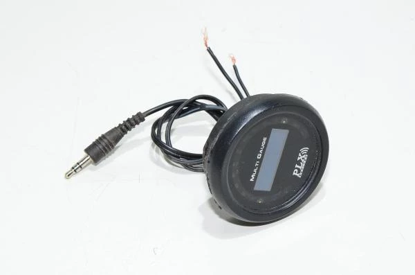 PLX Devices DM-6 black multi gauge module with OLED display and touch buttons