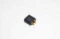 XT60-M musta 2pin uros virtaliitin, 500VDC, 30/60A *uusi*