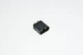 XT60-M musta 2pin uros virtaliitin, 500VDC, 30/60A *uusi*