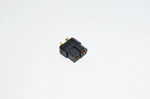 XT60-F musta 2pin naaras virtaliitin, 500VDC, 30/60A *uusi*