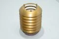 Gold color steel shader dome of the cone lamp