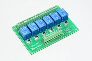 Sanwo TK73-624P 6-channel relay interface module 24VDC DIN rail mount 250VAC 10A