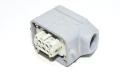 Harting heavy duty power Han 06E-F 16A female connector with housing Han 6B