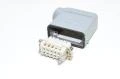 Harting heavy duty power Han 10A-F 16A naaras liitin Han 10A-gs-16 kotelolla