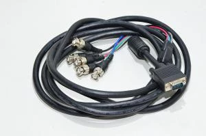 15pin uros sub DE-15 VGA liitin 5x BNC uros tulo adapteri kaapeli