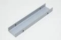 320x62x28x3mm U-mallinen teräksinen harmaa asennuskiinnike 4x M6x1 kierteellisellä reijällä *uusi*
