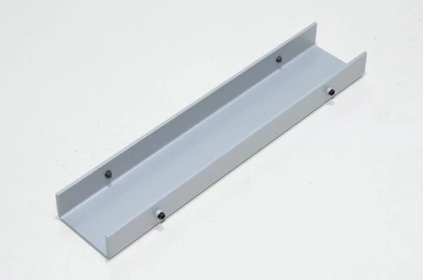 320x62x28x3mm U-mallinen teräksinen harmaa asennuskiinnike 4x M6x1 kierteellisellä reijällä *uusi*