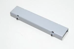 320x62x28x3mm U-shaped gray steel mounting bracket with 4x M6x1 welded nuts *new*