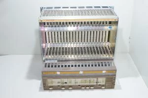 Siemens 6ES5 955-3LC42 Simatic S5 PLC power supply module with rack (Backplane with 21x unit slots)