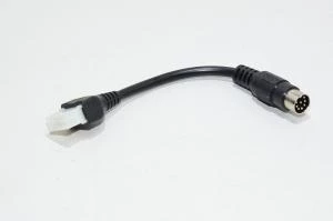 8pin Molex Mini-Fit Jr naarasliitin - 8pin 270° DIN uros liitin adapteri
