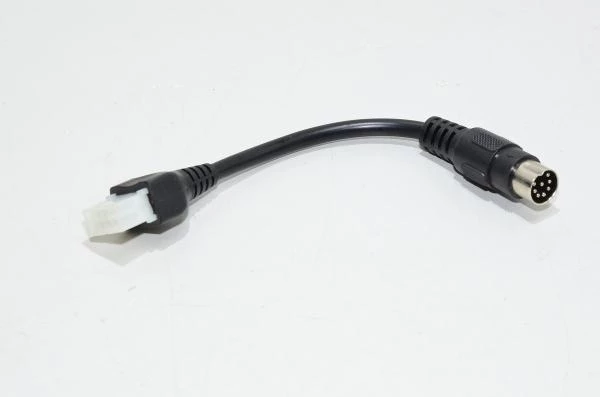 8pin Molex Mini-Fit Jr female connector - 8pin 270° DIN male connector adapter