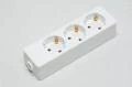 3x schuko sockets for cable installation