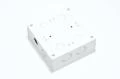 Laitekotelo 125x125x100 valkoinen polykarbonaattimuovia (PC)