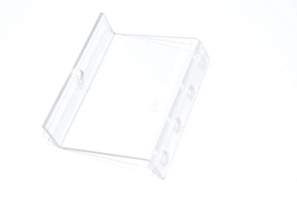 Muovinen S-mallinen asennuskiinnike 151x101x70mm jossa 5x 10mm reiät