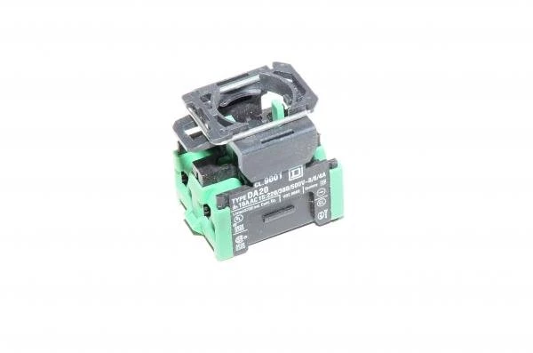 Telemecanique Square D type D class 9001 contact block assembly 9001-DA20, 2x NO contacts (normally open)