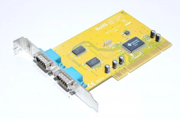Sunix 4037A PCI laajennoskortti jossa 2x RS-232 porttia