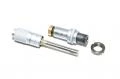 Micrometer head - Mitutoyo model 148-120 with flat tip, lock ring and lock nut