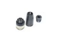 M12 straight A-coded unshielded 4-pin sensor connector, male, plastic/metal, Binder 713-series 99-0429-14-04, screw connection for 4-6mm cables