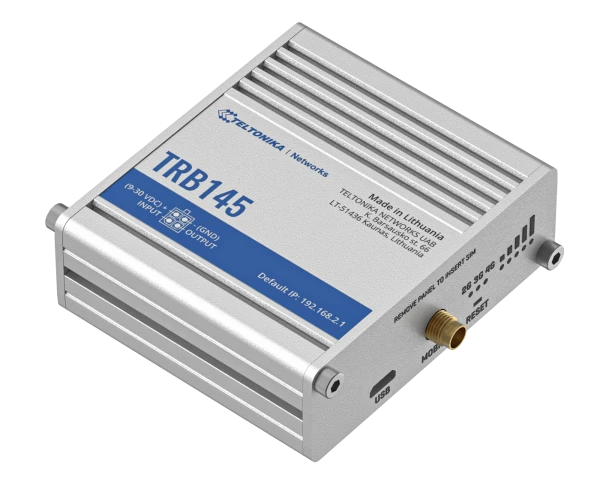 Teltonika TRB145 (TRB145003000) kestävä LTE RS485 tukiasema*uusi*