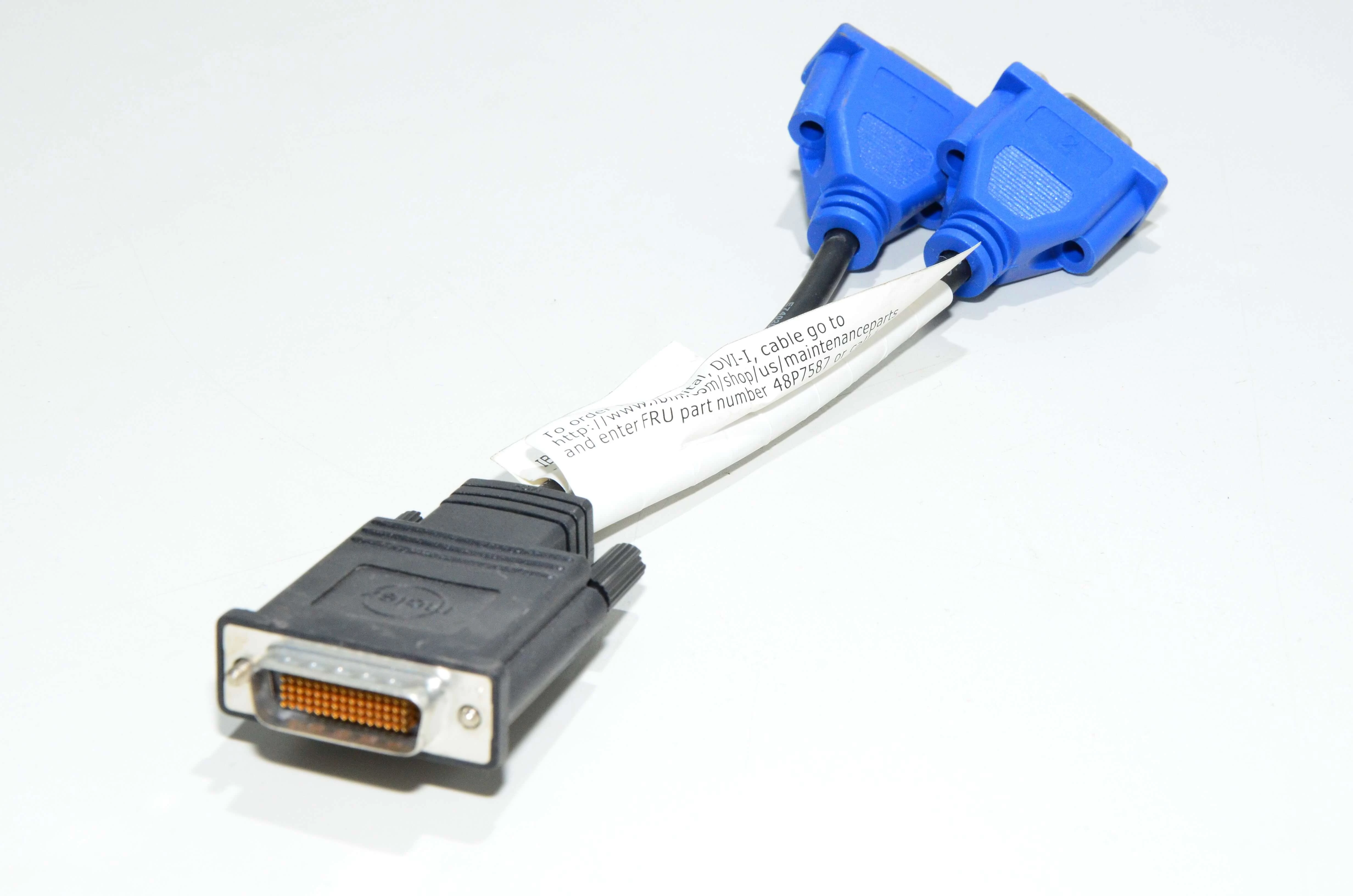 Male LFH-60 (Low-force helix) 2x female VGA adapter, model