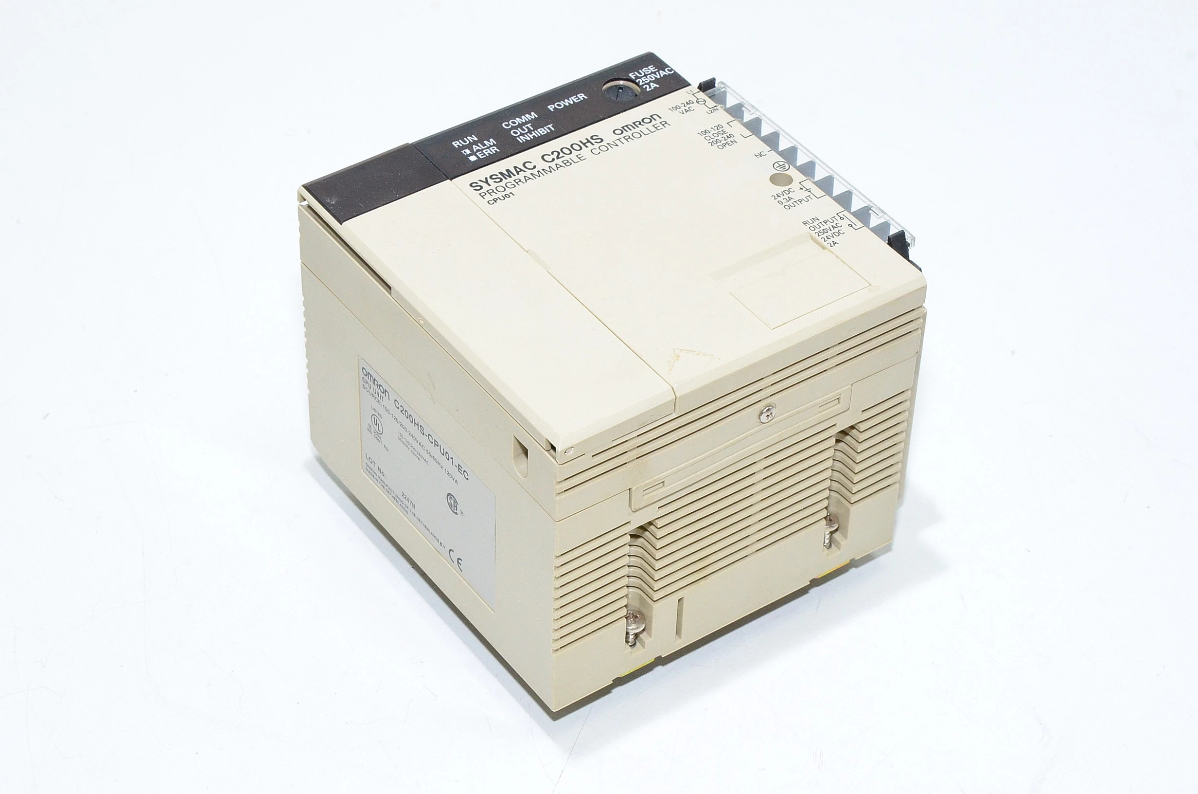 Omron Sysmac C200HS-CPU01-EC programmable controller, CPU unit
