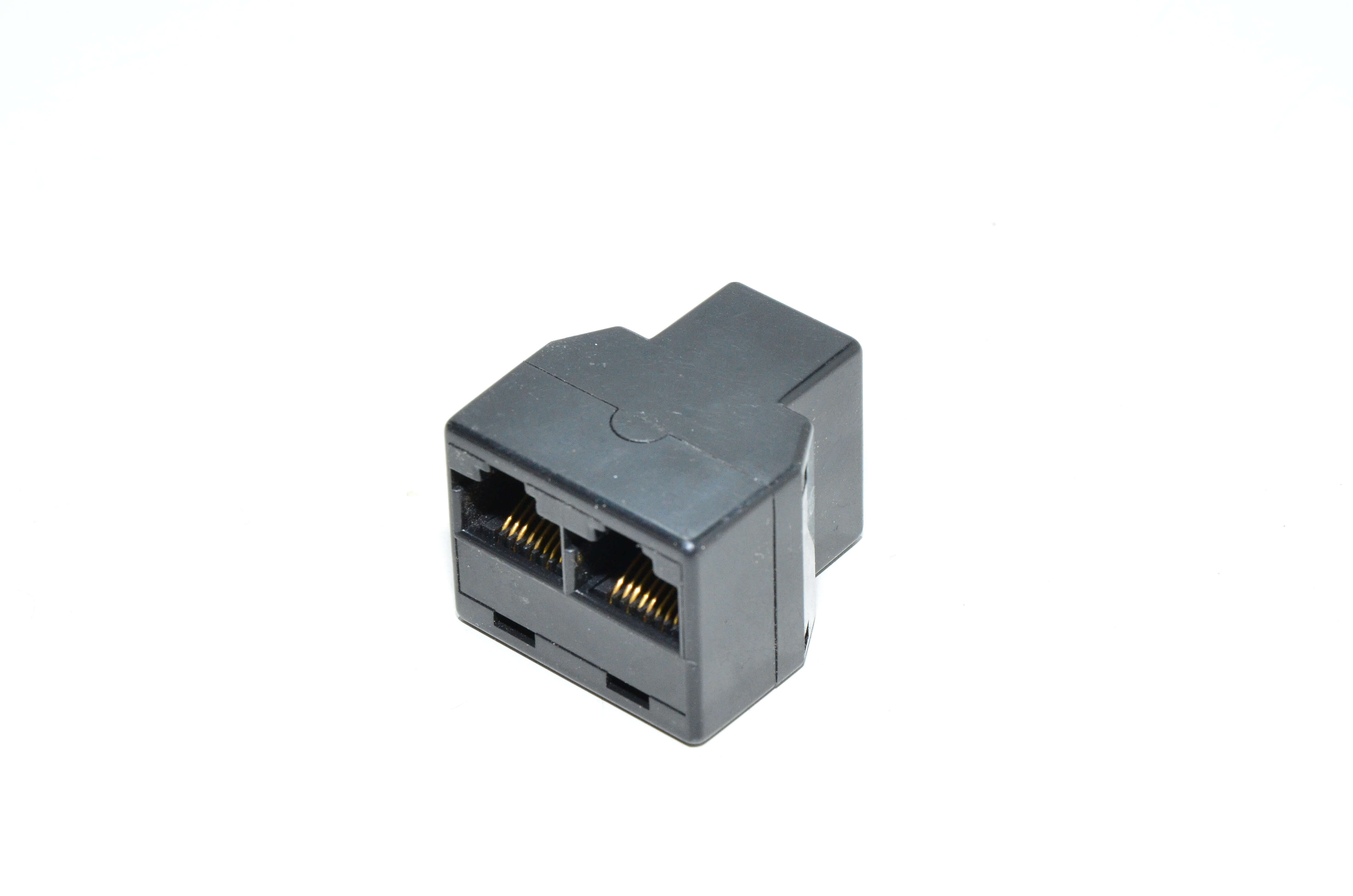 RJ45 Y-adaptori musta