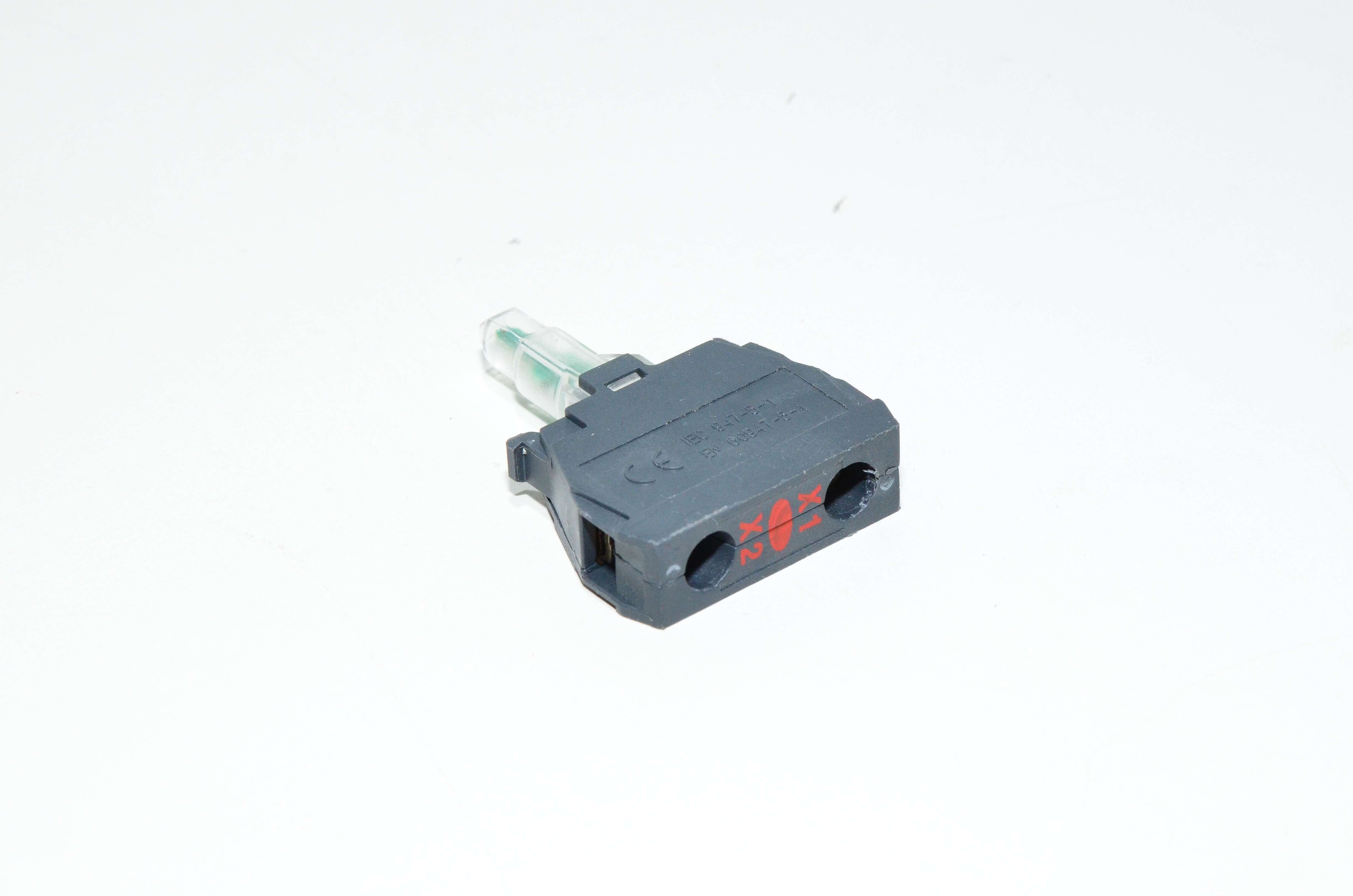 2 Pezzi Blocchi Luce LED Integrale Rossa 24V AC/DC Per Pulsanti Serie XB4 XB5 – ZBV B4