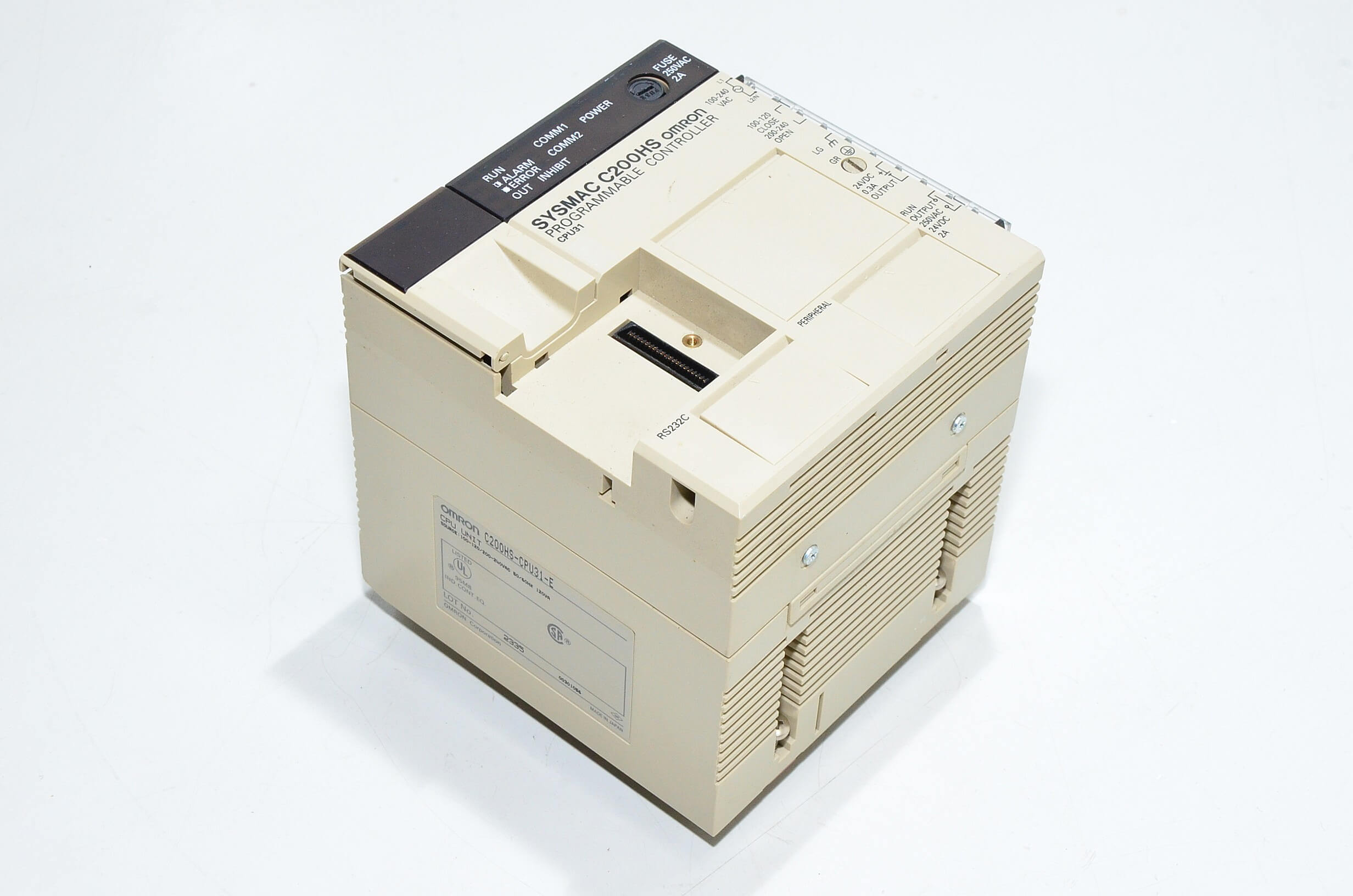 Omron Sysmac C200HS-CPU31-E programmable controller, CPU unit