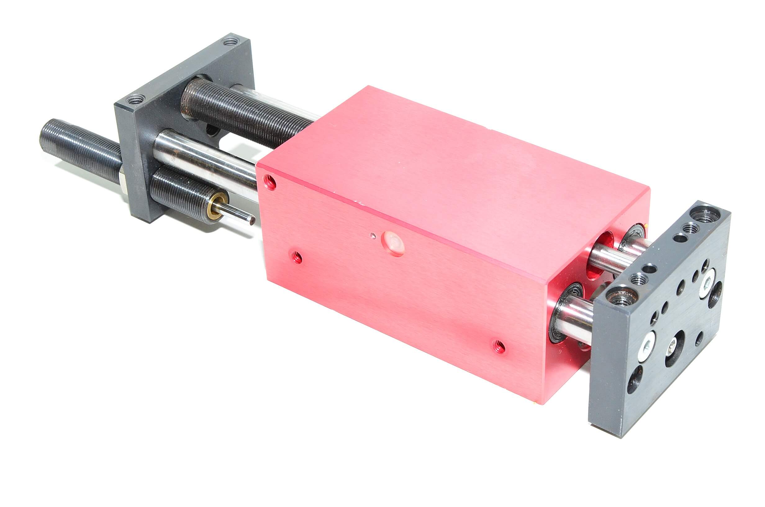 Afag LM20/60 11001645 linear module slide unit with 2x shock absorbers ...