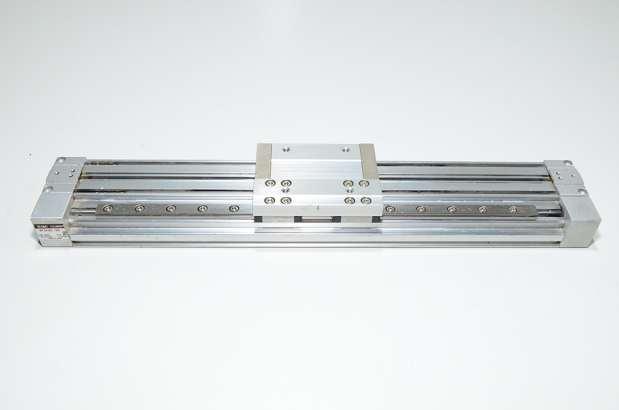 SMC MY1H16G200 guided mechanical joint rodless cylinder with shock