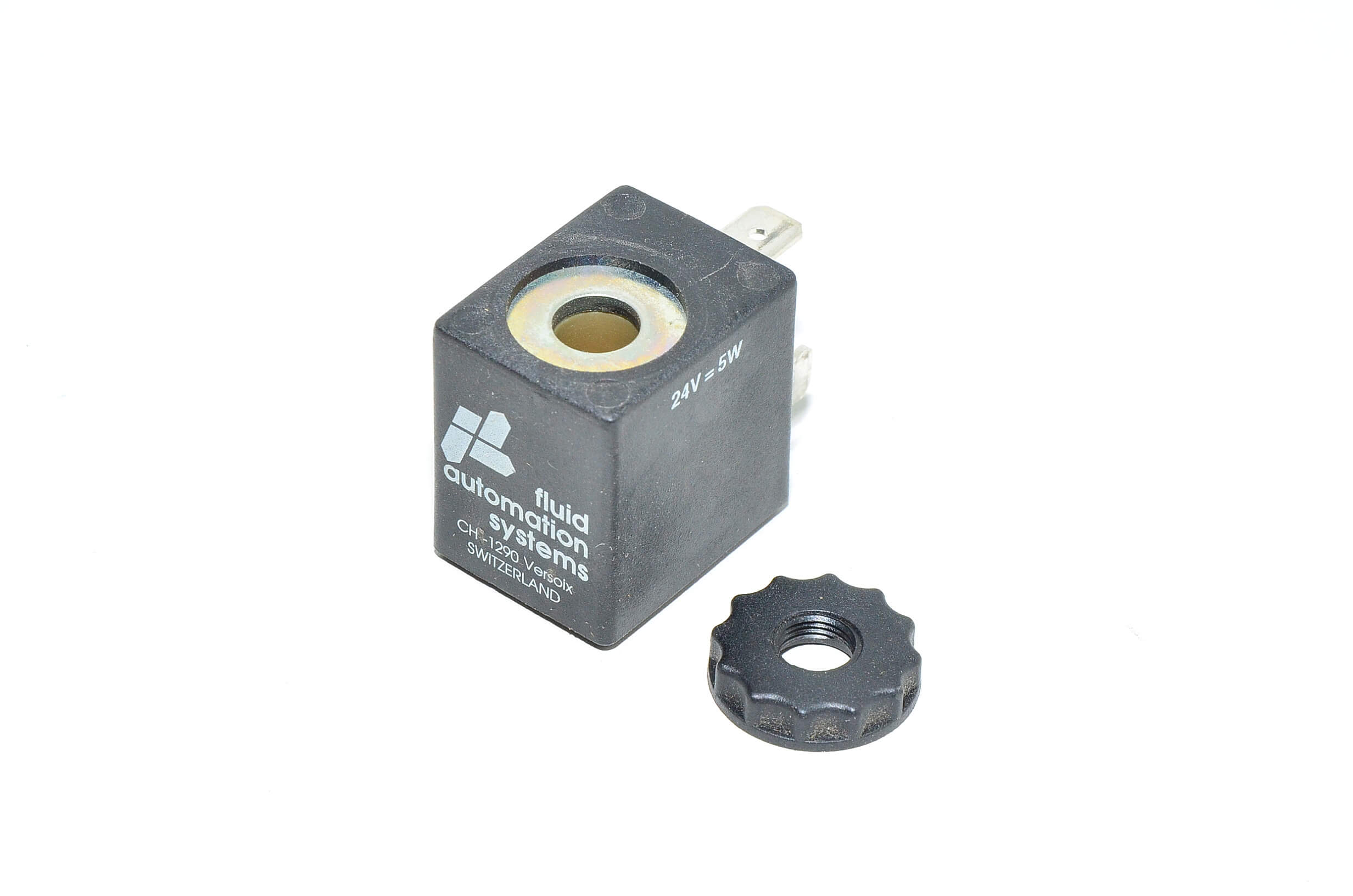 FAS Fluid Automation System Intersol 975 solenoid coil 24VDC 5W for 8mm