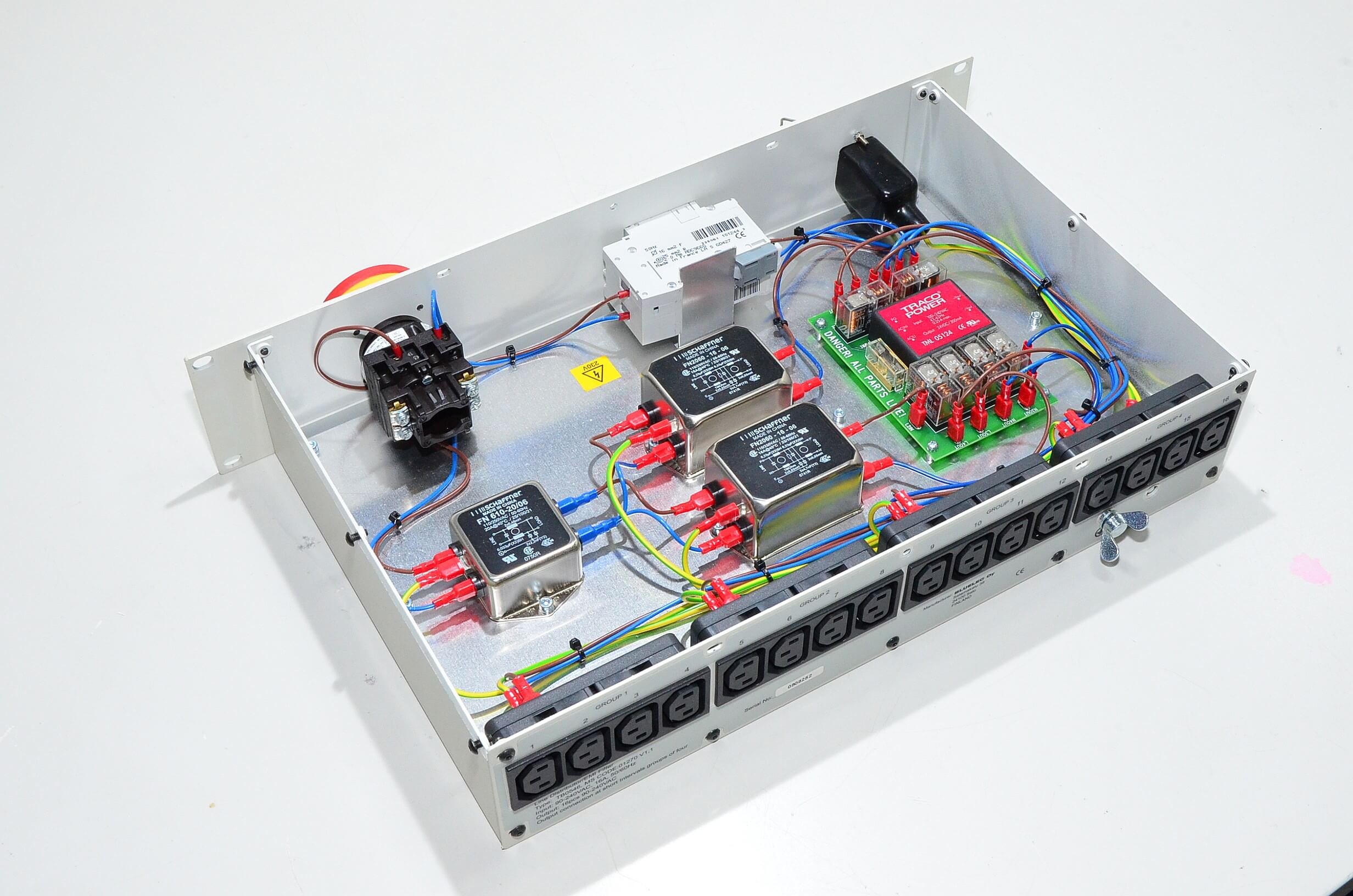 Bluelec TB0546 MS code:01270 V1.1 line power distribution unit with EMI ...