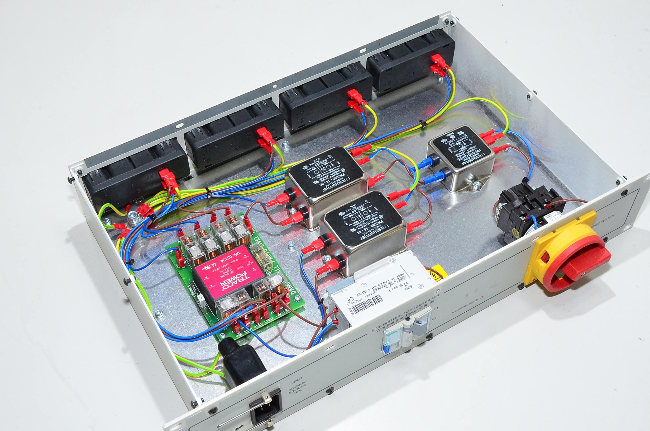 Bluelec TB0546 MS code:01270 V1.1 line power distribution unit with EMI ...