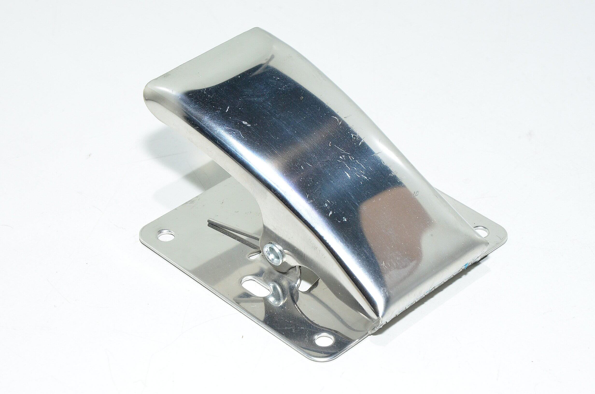 Stainless steel spring loaded fish holding clamp with 4x 5mm and 2x 9