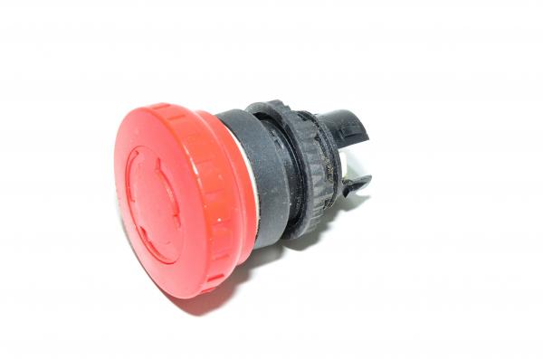 Baco 22mm diameter Auxibloc Plus series C23ED01 40mm latching red emergency-stop mushroom button (turn to reset) IP65