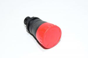 Baco 22mm diameter Auxibloc Plus series C20ER01 40mm latching red emergency-stop mushroom button (turn to reset) IP65 EN418