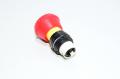 Telemecanique Square D type D class 9001 operator head 9001-D3C1R 40mm latching red emergency-stop mushroom button (turn to reset) IP65