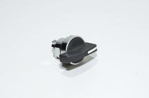 Telemecanique Harmony style XB4 series ZB4-BJ8 black selector switch with metal frame and thumb grip 3-position spring return from right to center IP66