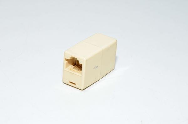 CAT5e LAN jatkopala valkoinen RJ45 - RJ45