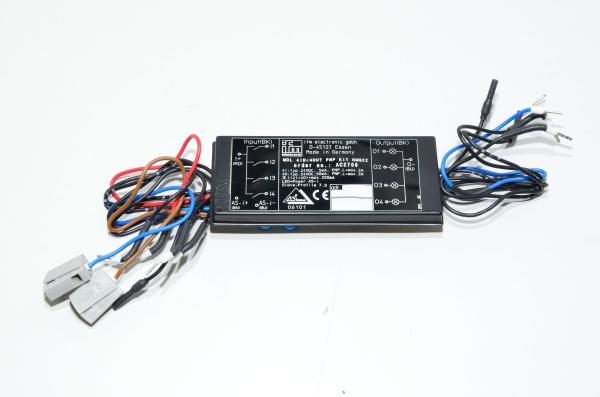 IFM AC2709 AS-i aktiivinen  I/O moduuli jossa 4x syöttävää transistörilähtöä 24VDC 50mA ja 4x maadoittavaa 24VDC sisääntulolla Klöckner-Möller asennuskoteloon RMQ-Titan: I3M, I4M, I6M