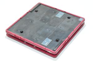 Afag WT-250-250-ST-1UF palettikuljetin / työkappaleen kuljetin kelkka rullalaakeriparilla 250x250mm / 17kg, malli 1