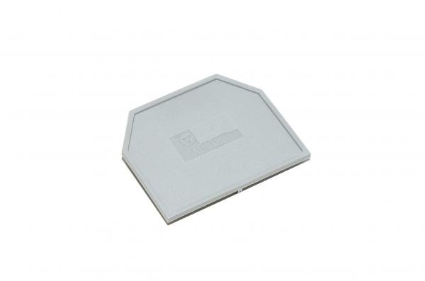 Wieland Electric Selos AP 4 TK 07.311.6155.0 tummanharmaa päätylevy WK-sarja riviliittimille