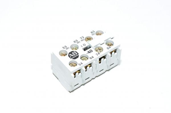 Allen-Bradley 195-MA40 apukoskettimet 4x NO