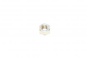 M8x1.25, RH, yellow passivated steel hexagon nut, 8.8, DIN 934