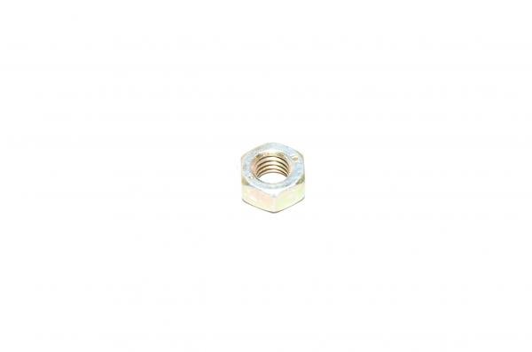 M8x1.25, RH, yellow passivated steel hexagon nut, 8.8, DIN 934