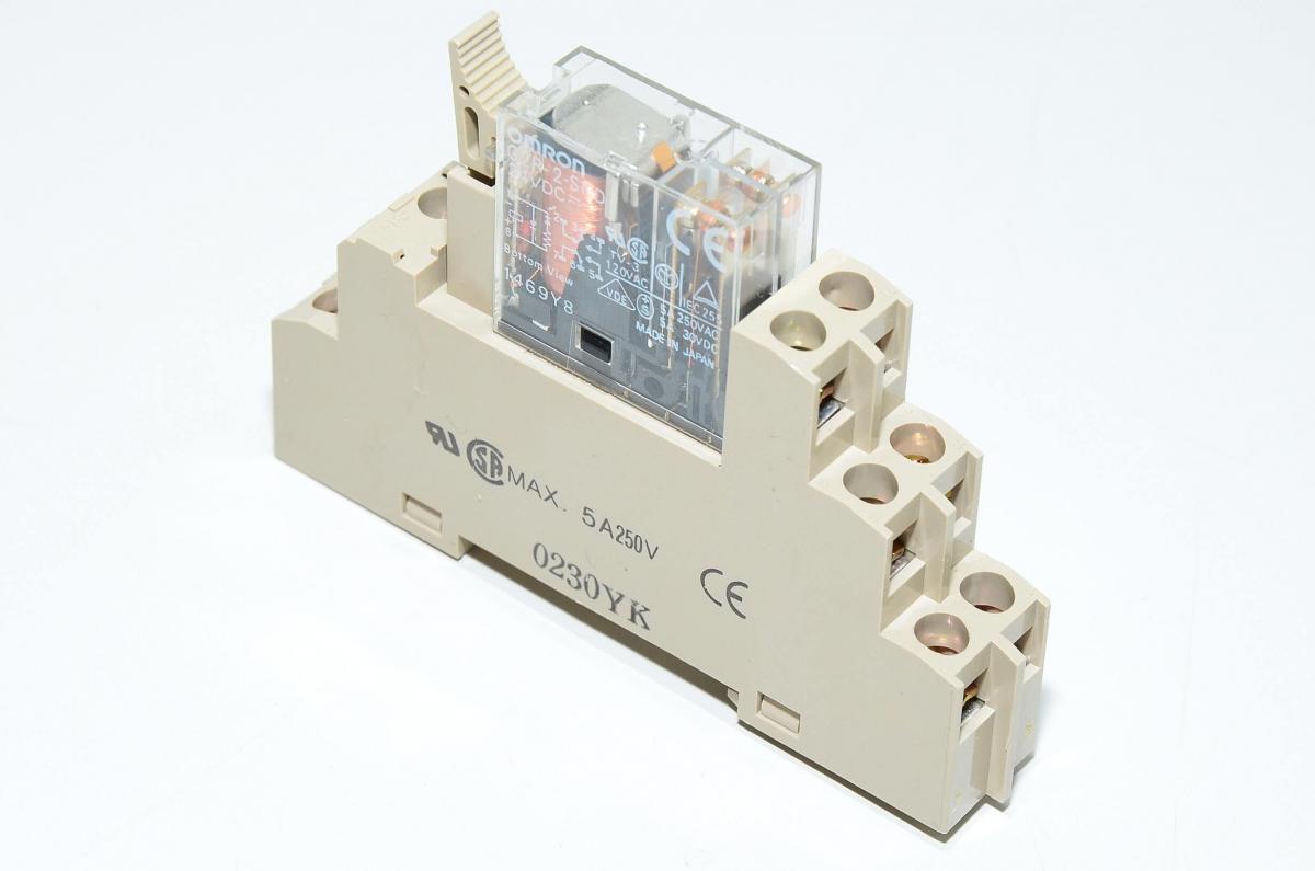 Omron G2R2SND kompakti rele 24VDC, DPDT 250VAC 5A