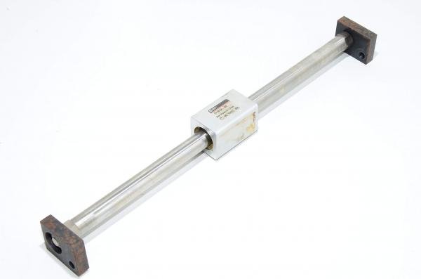 SMC CY1B15H-300 basic type magnetically coupled rodless cylinder + mounting brackets